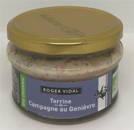 Terrine de campagne au genièvre bio 130g